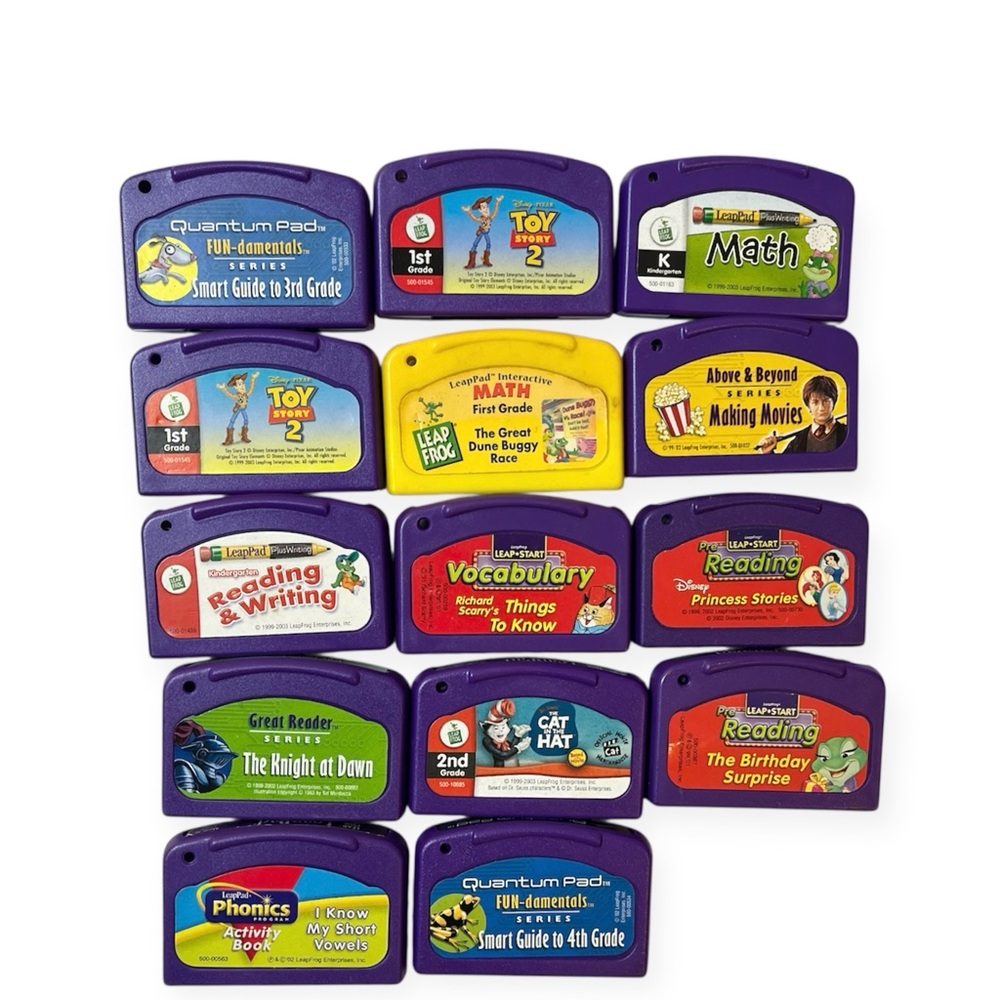 Lot Of 14 Leapfrog Leap Pad Cartridges